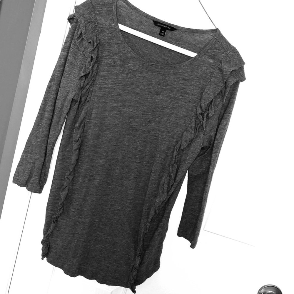 Banana Repulic 1/4  sleeve tee